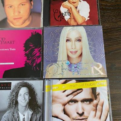 Mixed Lot of 12 CDs Easy Listening Cher, Kenny G, Buble, Bolton, Groban & More