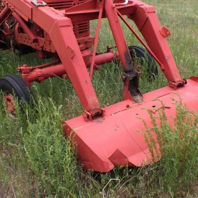 Vintage 1940's Farmall™ Model M Tractor (needs an alternator) w/ 3-point, Auger and Plow