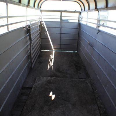 Covered Livestock Trailer (16' x 5' inside w/ 27