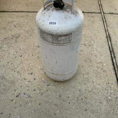 Propane tank 40 gallon Lot 2659