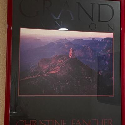 Framed Picture of the Grand Canyon by Christine Fancher