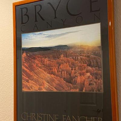 Framed Photograph of Bryce Canyon by Christine Fancher