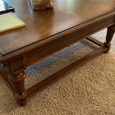 Large Tommy Bahama Home Coffee Table Island Estate Collection