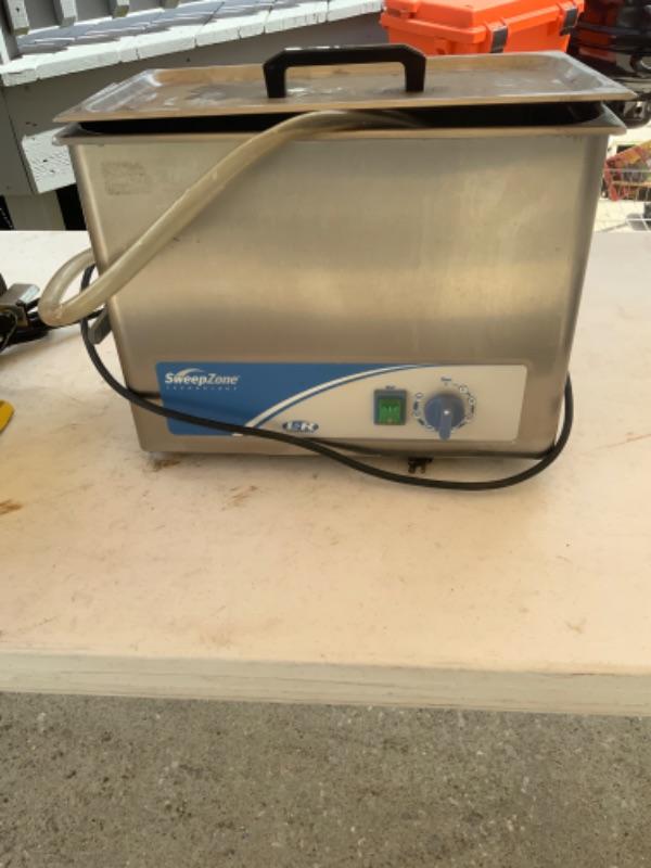 SweepZone Ultrasonic cleaner lot 2703
