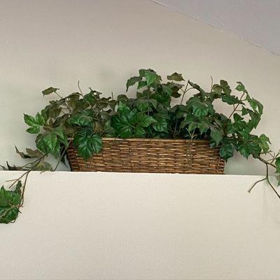 Pair of Artificial Plants in Baskets