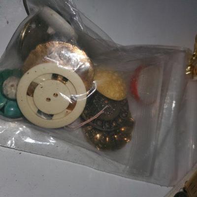 Buttons and Pin Cushion