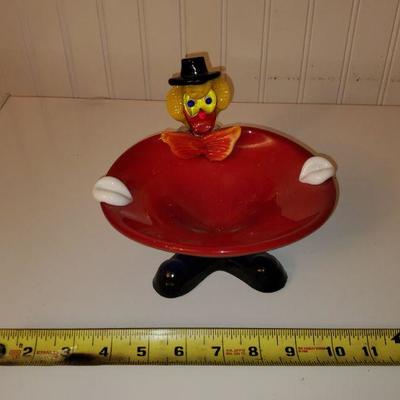 Vintage Murano Clown Ashtray