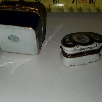 Dark Blue trinket boxes 
