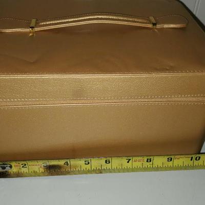 Estee Lauder Gold Box with Jewelry 