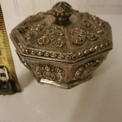 Silver trinket Box