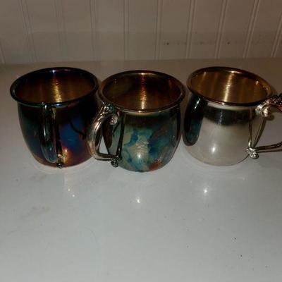 3 International Silver Company Cups