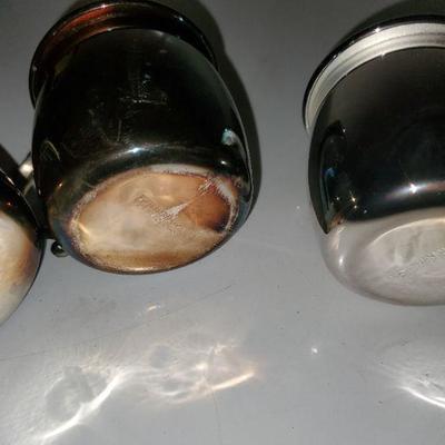 3 International Silver Company Cups