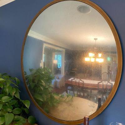 Diffused Oval Wall Mirror