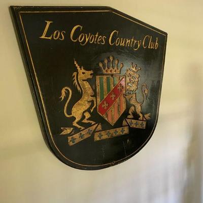 Los Coyetes Country Club Plaque
