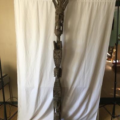 Lot 1 - Wooden Totem Pole