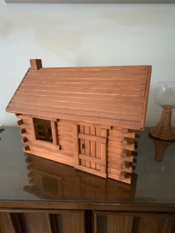 log cabin dollhouse furniture