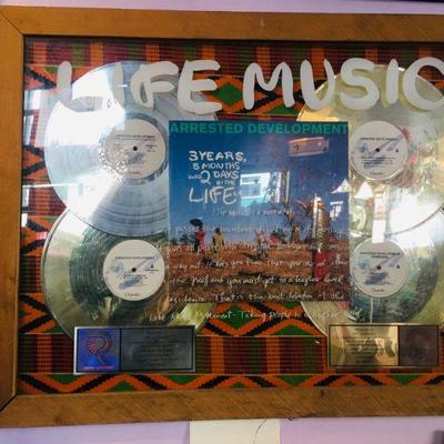 Platinum records awarded to Arrested Development!