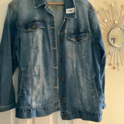 lane bryant blue jean jackets
