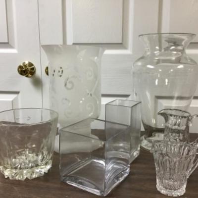 Shelf Lot - 10 pieces  Glass and Crystal