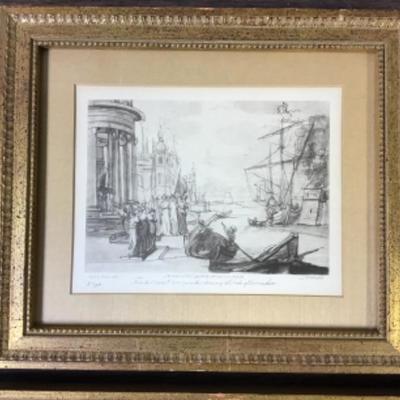  Vintage Prints Framed - Silk Matting