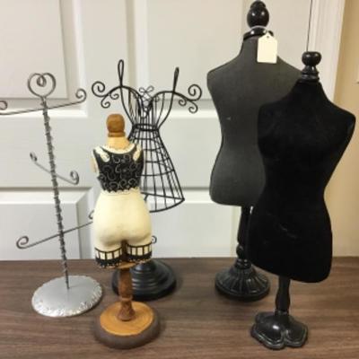 Collection mini Dress Forms Jewelry Display 