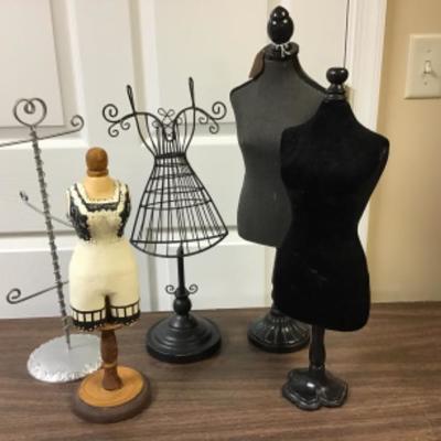 Collection mini Dress Forms Jewelry Display 