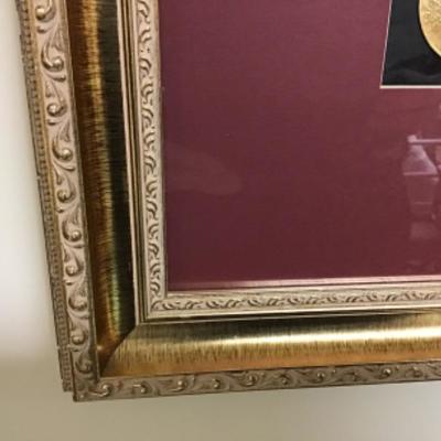 Framed with glass Print three small dogs