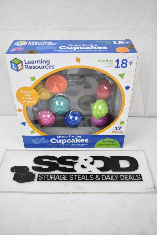 learning resources smart snacks shape sorting cupcakes
