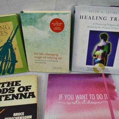 8 Self-Help Books (7 hardcover) Sweeping Changes -to- Everyday Health Tips