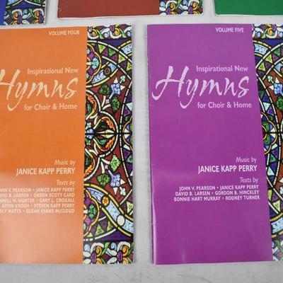 Booklets 1-5 Inspirational Hymns for Choir & Home by Janice Kapp Perry