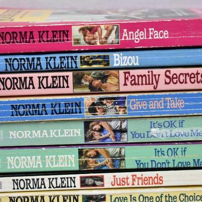 11 Paperback Books by Norma Klein: Angel Face -to- The Queen of What Ifs