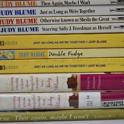 19 Books: 18 by Judy Blume & 1 About Judy Blume