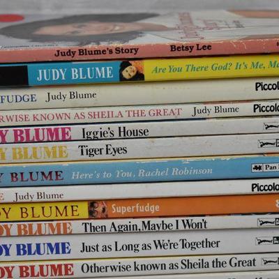 19 Books: 18 by Judy Blume & 1 About Judy Blume