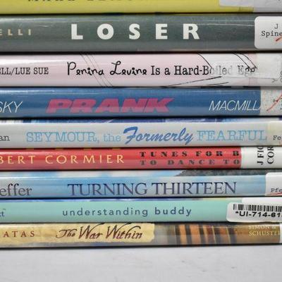 13 Hardcover Fiction Books, Young Adult: Alan & Naomi -to- The War Within