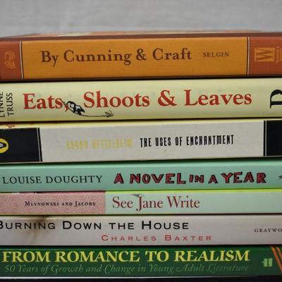 13 Non-Fiction Books Writing Fiction: Cunning & Craft -to- Reading Fictions