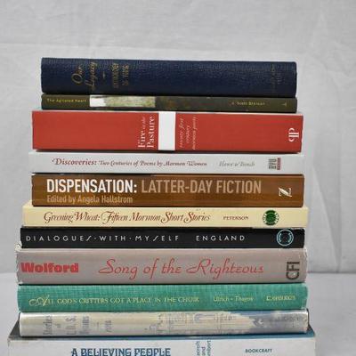 11 Books: LDS Stories, Fiction, Stories about Hymns -to- A Believing People