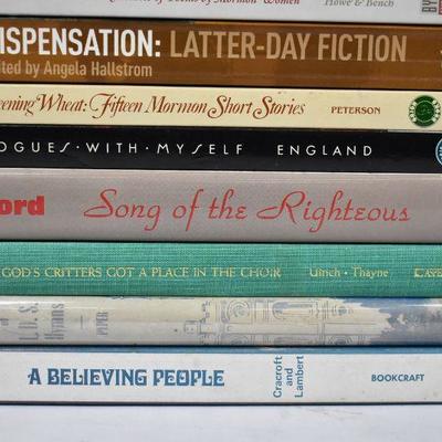 11 Books: LDS Stories, Fiction, Stories about Hymns -to- A Believing People