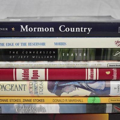 12 LDS Fiction Books: Mormon Country -to- The Valley of Tomorrow