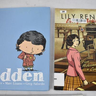 6 Kids Books: Jewish/Holocaust: Lily Renee -to- Papa's Latkes