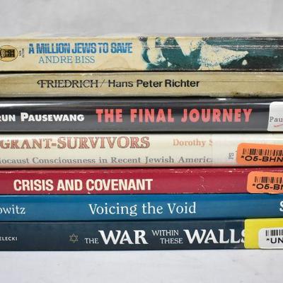 7 Books: WW2/Holocaust: A Million Jews to Save -to- The War Within These Walls