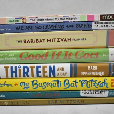 8 Books: Juvenile/Young Adult Jewish, Bar/Bat Mitzvah