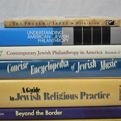 8 Hardcover Books: Jewish Studies