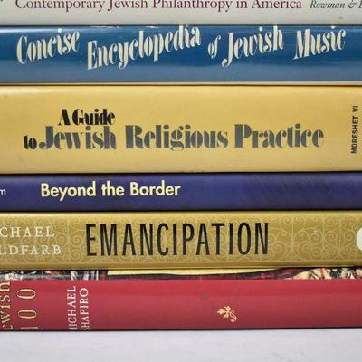 8 Hardcover Books: Jewish Studies