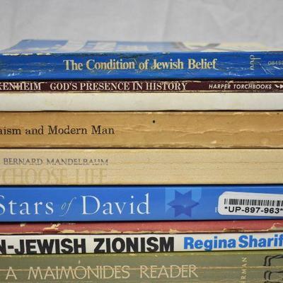 12 Paperback Books: Jewish Studies: The Condition of Jewish Belief...