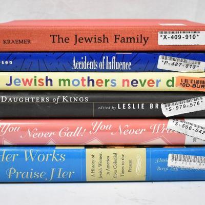 6 Hardcover Books: Jewish Women