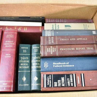 Box of 14 Law Books
