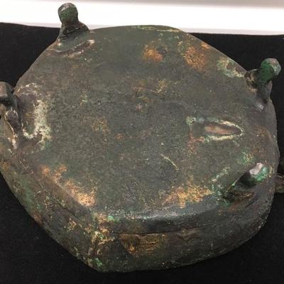 Ancient Chinese Bronze Bowl Ritual Vessel