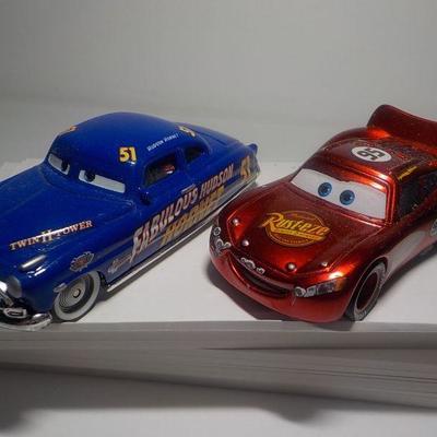 Disney classic Cars Rusteze and the fabulous Hudson