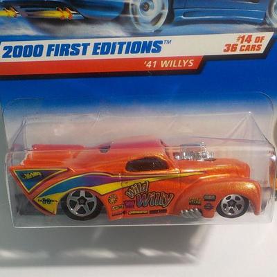 Hot wheels 41 Willys and 95 King of Burnouts.