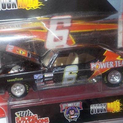 2000 Anglia panel truck hot wheels and # 6 stock car racer.